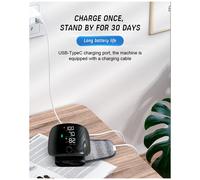 Monitor digitale della pressione sanguigna da polso intelligente con schermo LCD touch