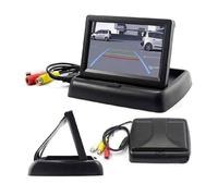 MONITOR DISPLAY A COLORI 4.3" PIEGHEVOLE TFT LCD HD PER TELECAMERA RETROMARCIA