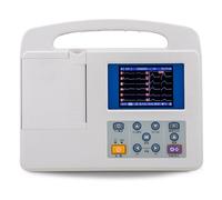 Monitor ECG Portatile, Macchina ECG Professionale LCD Digitale a 12 derivazioni e 3 canali con Carta di Stampa per l'igiene Orale Medica e Il Segno Vitale in Terapia intensiva CCU