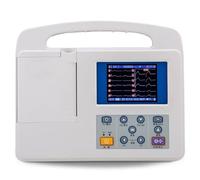 Monitor ECG Portatile, Monitor ECG/EKG Portatile, Dispositivo Digitale LCD a Colori Professionale a 12 derivazioni e 3 canali con Carta da Stampa per l'igiene Orale Medica, unità di Terapia intensiva