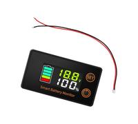 Monitor efficiente in tempo reale delle tensioni della batteria con schermo LCD trasparente Risposta rapida e alta precisione per dati accurati ad ampio raggio voltaggio Meter