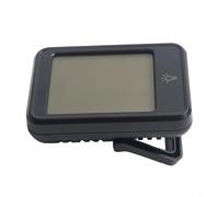 Monitor elettronico digitale per temperatura interna e umidità con display retroilluminato e facile commutazione tra unità Celsius e Fahrenheit (nero)