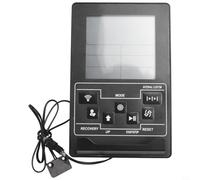 Monitor elettronico per vogatore, per dispositivi magnetoresistivi di canottaggio con display Time DIST CAL SPM STROKES PULSE, compatibile con la maggior parte delle attrezzature per il fitness, nero