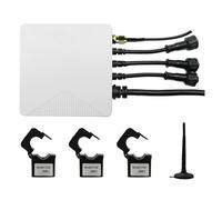 Monitor energetico WiFi intelligente con 3 sensori a pinza da 120 A Monitoraggio dell'utilizzo dell'elettricità in tempo reale per la gestione energetica domestica Compatibile con