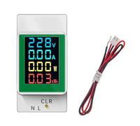 Monitor Energia Alternante Dei Binari Corrente Alternante Monitor 50-300Tolt 100A Tensioni Corrente Voltmetro Watt WWH KWH METURA ENERGIA MONIE FASE