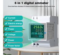 Monitor Energia Digitale AC 6in1 con Display Migliorato Caratteristiche Disponib