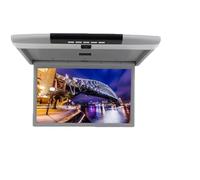 Monitor for auto con schermo LCD HD da 17,3 pollici, lettore video MP5 multimediale, montaggio a soffitto, TV sul tetto, collegamento specchio(Grey)
