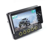 Monitor for auto impermeabile IP68 da 7 pollici, schermo IPS a 2 canali, supporto 1080 for pick-up, camion, autobus, camper, furgoni