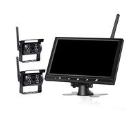 Monitor for camion wireless da 7 pollici 12-24 V nello schermo dell'automobile con macchina fotocamera posteriore tv for autobus. Camper Escavatore rimorchio inverso IAMGE, Serie Pro(2 Camera)