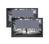 Monitor For Poggiatesta For Auto TV Da 11,6/13,3 Pollici 4K 8 Core, Touch Screen, Supporto For Cuffie/HDMI In+Out/lettore Video Mirror Link Facile Da Installare Per I Viaggi(Black 13.3 3-32GB 2)