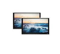 Monitor for poggiatesta Schermo IPS da 13 pollici Display del veicolo con Out Mirroring Lettore video for auto for sedile posteriore Viaggi in famiglia(2 PCS Silver 11.6)