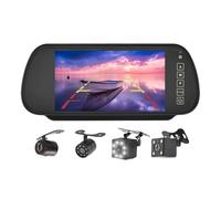 Monitor for specchietto retrovisore for auto da 7 pollici con telecamera for retromarcia for parcheggio for veicoli schermo LCD TFT HD universale(Only monitor)