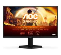 AOC Gaming 25G42E - Monitor Full HD da 25 pollici, 180 Hz, 1 ms, FreeSync Prem., G-Sync comp., HDR10 (1920x1080, 1x HDMI 2.0, 1x DisplayPort 1.4) nero grigio