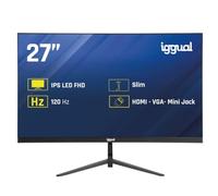 Monitor Equal 27″ 1080p 75Hz IPS senza cornice HDMI VGA VESA Mount Nero