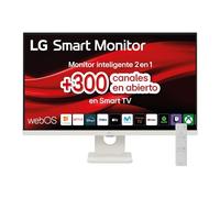 LG 27U731SA-W - Monitor MyView da 68,6 cm (27"), pannello IPS (3840 x 2160), 60 Hz, 5 ms (GtG), WebOS 24, DCI-P3 90%, regolazione dell'inclinazione (asse orizzontale), colore: Bianco