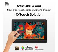 Monitor Grafico OLED 4K XPPen Artist Ultra 16 Nuovo Display Touch-screen per Disegno con Doppio Stilo X3 Pro per Modellazione 3D e Animazione