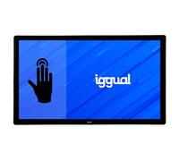 iggual Monitor LED touch FHD da 43". Pannello capacitivo 75Hz LCD IPS (16:9), SO: Wind XP fino a 11 - MS-Dos - Linux, VESA 400x400mm, USB-A + VGA + HDMI, 1.920x1.080 (1013x601x69mm) MTL430HS