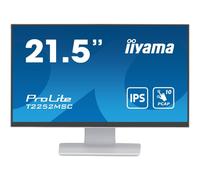 Monitor iiyama 21,5″ 1080p IPS Multi-Touch 10 Punti IP54 HDMI DisplayPort Bianco