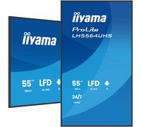 iiyama LH5564UHS-B1AG visualizzatore di messaggi Pannello piatto per segnaletica digitale 139,7 cm (55") Wi-Fi 500 cd/m? 4K Ultra HD Nero Processore integrato Android 24/7