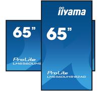 iiyama LH6560UHS-B2AG visualizzatore di messaggi Pannello A digitale 165,1 cm (65") LED Wi-Fi 500 cd/m² 4K Ultra HD Nero Processore integrato Android 11 24/7