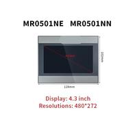 Monitor industriale TFT resistivo HMI da 4,3 pollici con uscita RS485 RS232, tutto in uno, for il controllo industriale, controller CNC da 7".(MR0701NN)