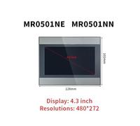 Monitor industriale TFT resistivo HMI da 4,3 pollici con uscita RS485 RS232, tutto in uno, for il controllo industriale, controller CNC da 7".(MR0701NN)