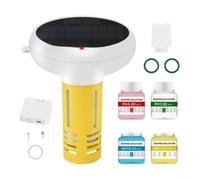 Monitor intelligente 7 in 1 della qualità dell'acqua per app Tuya, tester digitale della temperatura di conducibilità CL ORP di pH per piscina acqua salata spa dati in tempo reale (B)