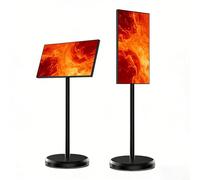 Monitor intelligente portatile 21,5/27 pollici, TV Android 15 con touch 1080P, display mobile wireless su supporto con ruote, 6GB+128GB, fotocamera 13MP, batteria 8h, HDMI USB Type-C(21.5B)