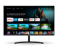 SPC Smart Monitor 24 - Monitor Android TV Full HD 24", altoparlanti integrati, connettività mobile, ultrasottile, telecomando e accesso a contenuti in streaming (Netflix, Prime Video, YouTube)