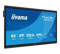 iiyama ProLite TE6515A-B1AG - Display interattivo IPS, 163,9 cm, 65", 4K UHD 40 punti touch DeepContrast-IR+ HDMI DP USB-C USB3.2 RS-232c RJ45 OPS WiFi Android 14 OS Google EDLA iiControl AntiGlare