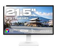 JapanNext Monitor Tattile Bianco 21.5" IPS Full HD (1920x1080) | HDR | Inclinazione regolabile Altoparlanti integrati | DP HDMI USB-A USB-C | 100% sRGB G-Sync/FreeSync | JN-IPS2152FHDR-T
