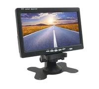 Monitor LCD 7.0 Pollici Auto Con Telecomando 2 Ingressi AV X Videosorveglianza
