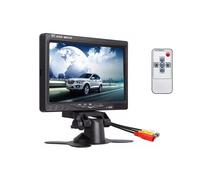 MONITOR LCD 7" POLLICI PER TELECAMERA RETROMARCIA AUTO CAMPER AV1 AV2