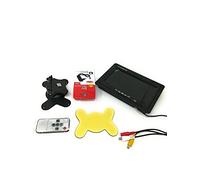 MONITOR LCD 7" POLLICI TFT CON TELECOMANDO PER AUTO MACCHINA CASA CAMPER TVCC …