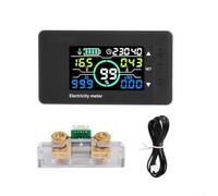 Monitor LCD della batteria 12V con visualizzazione della capacità in tempo reale e funzione di memoria per il monitoraggio dei livelli di energia della batteria DC 7 5 V100 V 0100 A