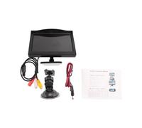 Monitor LCD HD da 5 Pollici 800X480 TFT con Doppia Staffa di Montaggio per Telecamera di Backup per Auto / Vista Posteriore / DVD / Lettore