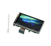 Monitor LCD per Raspberry Pi 4 Modello B da 3,5 pollici con supporto touch resistivo funzionamento del driver e retroilluminazione regolabile per Raspbian e Kodi
