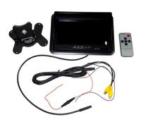 MONITOR LCD TFT 7" POLLICI CON TELECOMANDO DOPPIO INGRESSO VIDEO RETROMARCIA AV