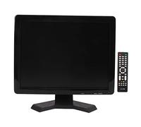 Monitor Lcd Tft da 15 Pollici, Display a Colori HD Portatile, Risoluzione 1024 X 768 con Interfaccia Multimediale e Ingresso VGA, Doppi Altoparlanti e Telecomando, Adatto per