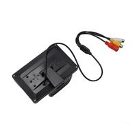 Monitor LCD TFT da 4,3" per auto, schermo di retromarcia con ingresso video AV1/AV2 e interruttore automatico, ampia tensione CC 9 V-36 V per kit di retromarcia, alloggiamento in ABS nero