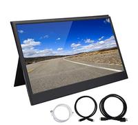 Monitor LED Portatile, Monitor Video Full HD 1080P, Schermo del Monitor da 13,3 Pollici Ultra-Sottile 1080P HD con Custodia Protettiva per Staffa Magnetica