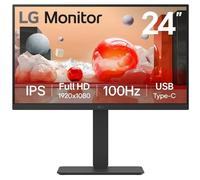 Monitor LG 24BA650 24" IPS FullHD 1080p 100Hz KVM Altoparlanti Ergonomia VESA USB-C HDMI DP