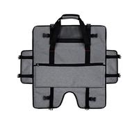 Monitor Maying Case - Borsa da viaggio per computer protettiva imbottita, tracolla regolabile | scatola di trasporto dello schermo resistente per monitor da 20-24 pollici, tasche multiple coppia