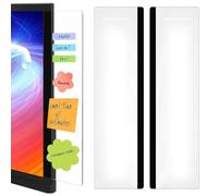 Monitor Memo Board, 2 Pieces Dry Erase Reusable Smooth Writing, 11.02x2.95x0.08 Inches Side Pad, Comfort Aid with Study Style, Compact Supply with Desk Use, Home Accessories for Professionals Adults