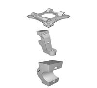 Monitor Mount Bracket for VESA 100 - 25mm Rail System Display Mount