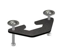 Monitor Mount Plate Sturdy Steel Reinforcement, Secure Attachment Screen Support Clamp, Space Saving Adjustable Arm Bracket, Reliable Desktop Display Stand Base - For Office Workplace Gameroom