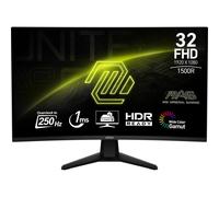 Monitor MSI 31,5″ 1080p 180Hz VA curvo HDR sRGB 101% VESA Type-C