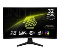 Monitor MSI 31,5″ 2560x1440 180Hz Rapid VA Curvo Display HDRHDR 400 Frameless