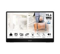 MSI Pro MP161 E2 Monitor portatile Nero 39,6 cm (15.6") LED 1920 x 1080 Pixel