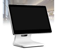 Monitor Multi-Touch retroilluminato a LED Capacitivo da 15 Pollici POS, Touchscreen dal Design Piatto Senza Soluzione di continuità, Ingresso VGA e USB, per Ufficio, Vendita al DET